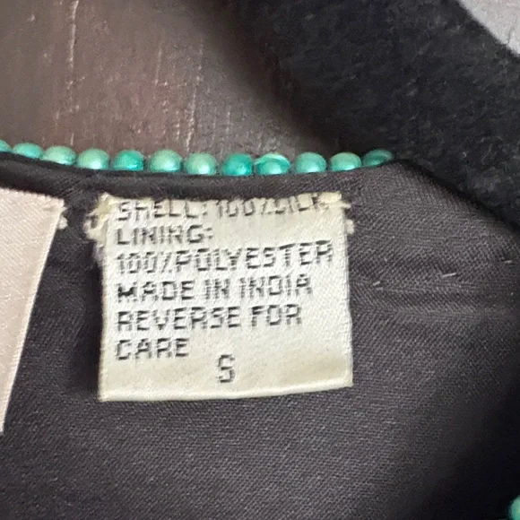 Laurence Kazar Blue and Green Sequin Blazer - Picture 4 of 5